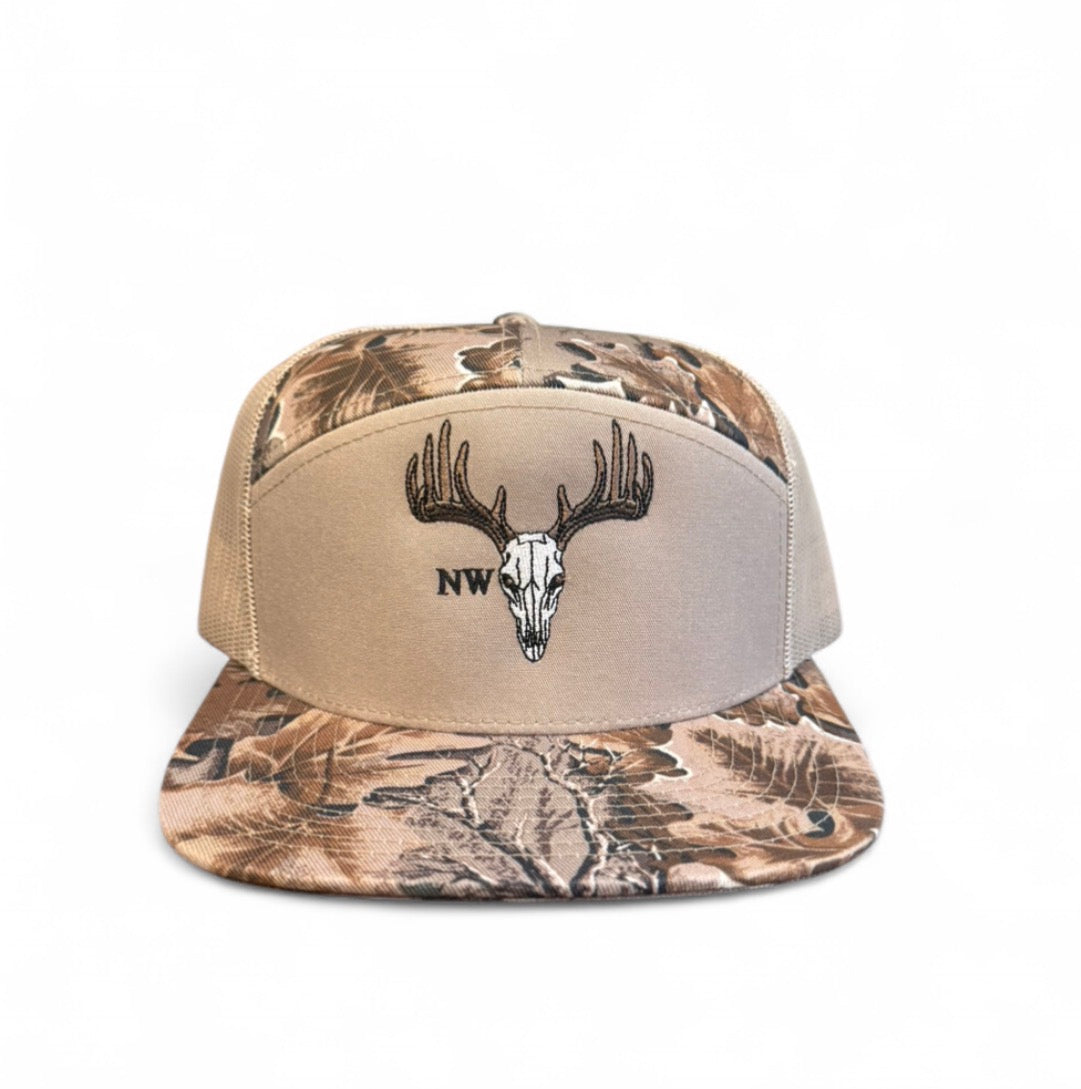 North woods deer skull hat