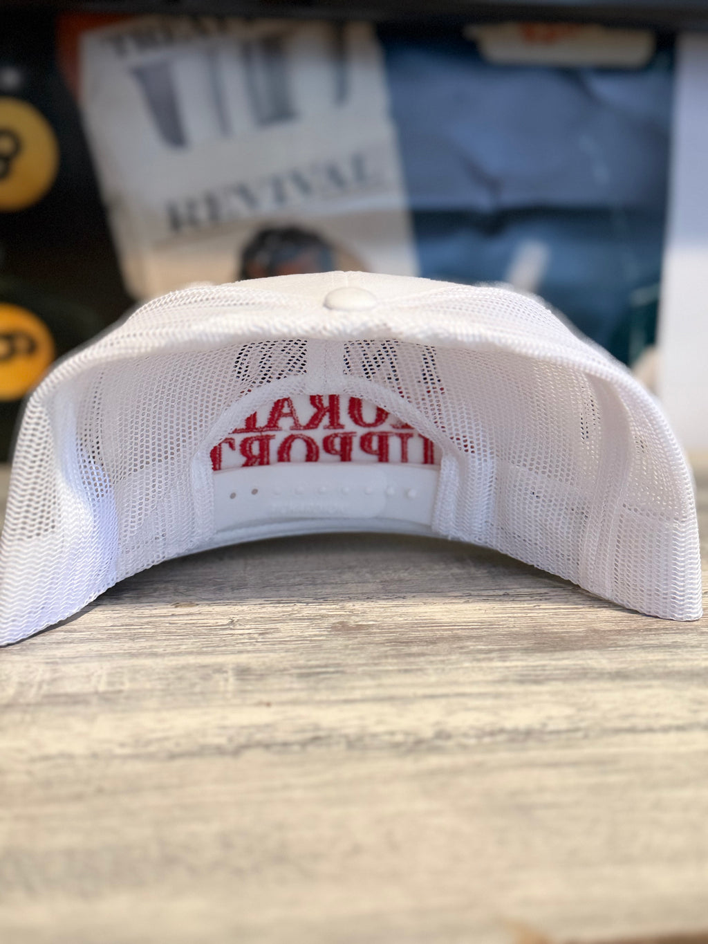 Oral support hat