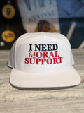 Oral support hat