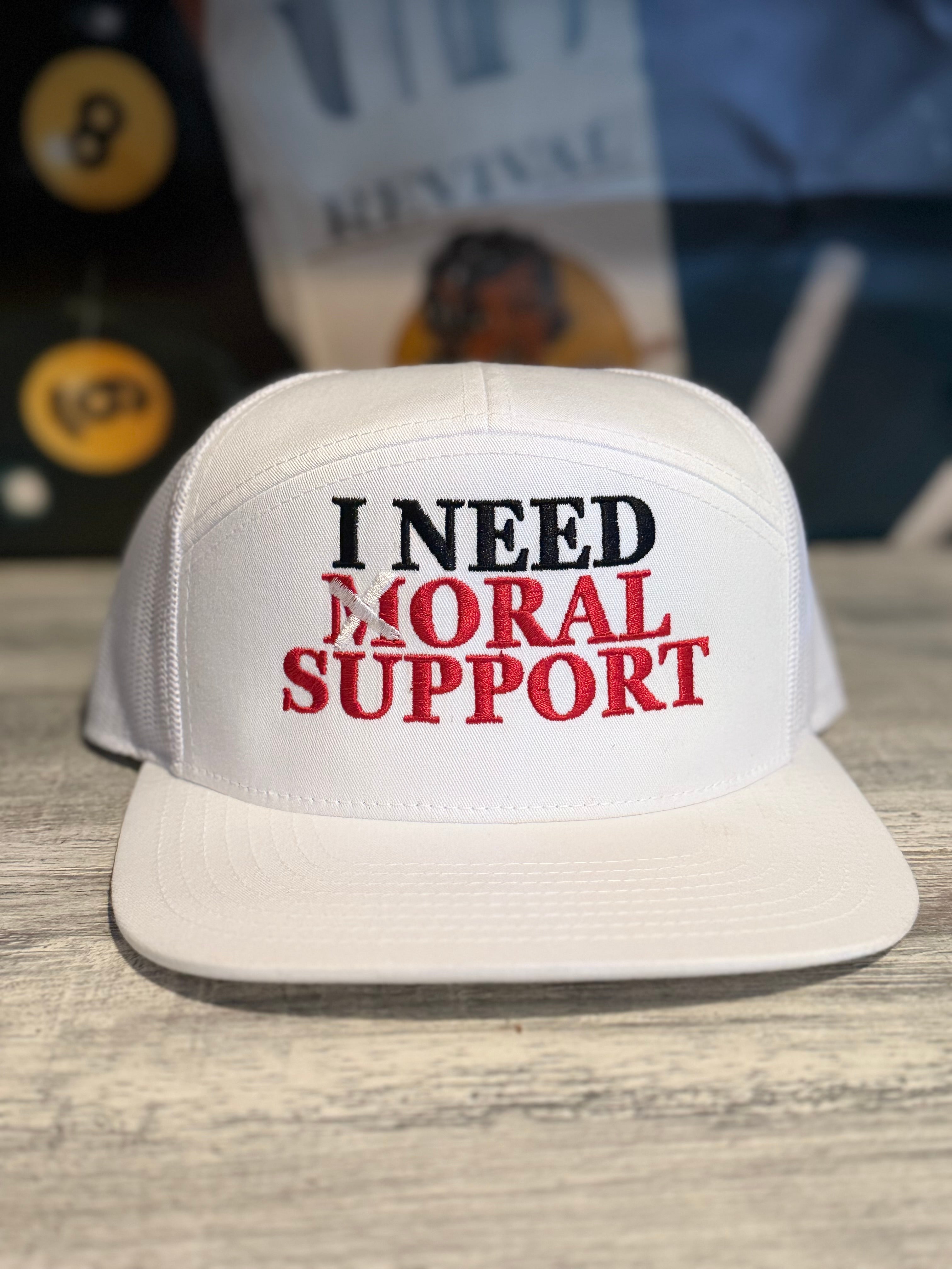 Oral support hat