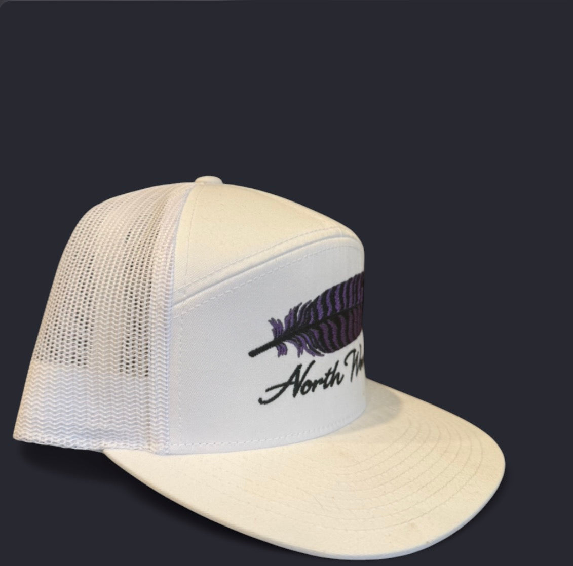 North woods feather hat